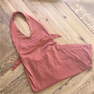 Patagonia Burnt/Rust Orange Morning Glory
Halter Dress